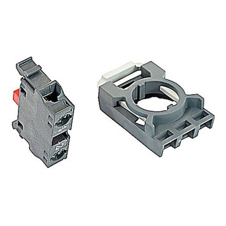 Abb CONTACT BLOCKS WITH HOLDER, FRONT MOUNT, NON ILLUMINATED, 3 NC MCBH-03